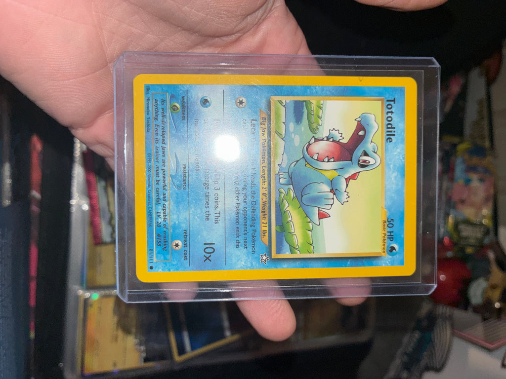 Base Set 1st edition Vintage Totodile